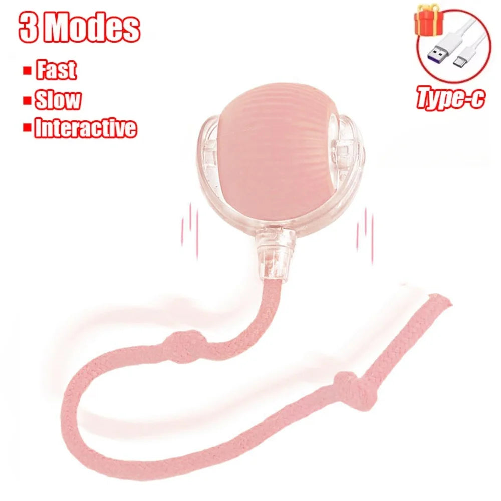 Smart Interactive Cat Ball – Automatic Rolling Electronic Toy