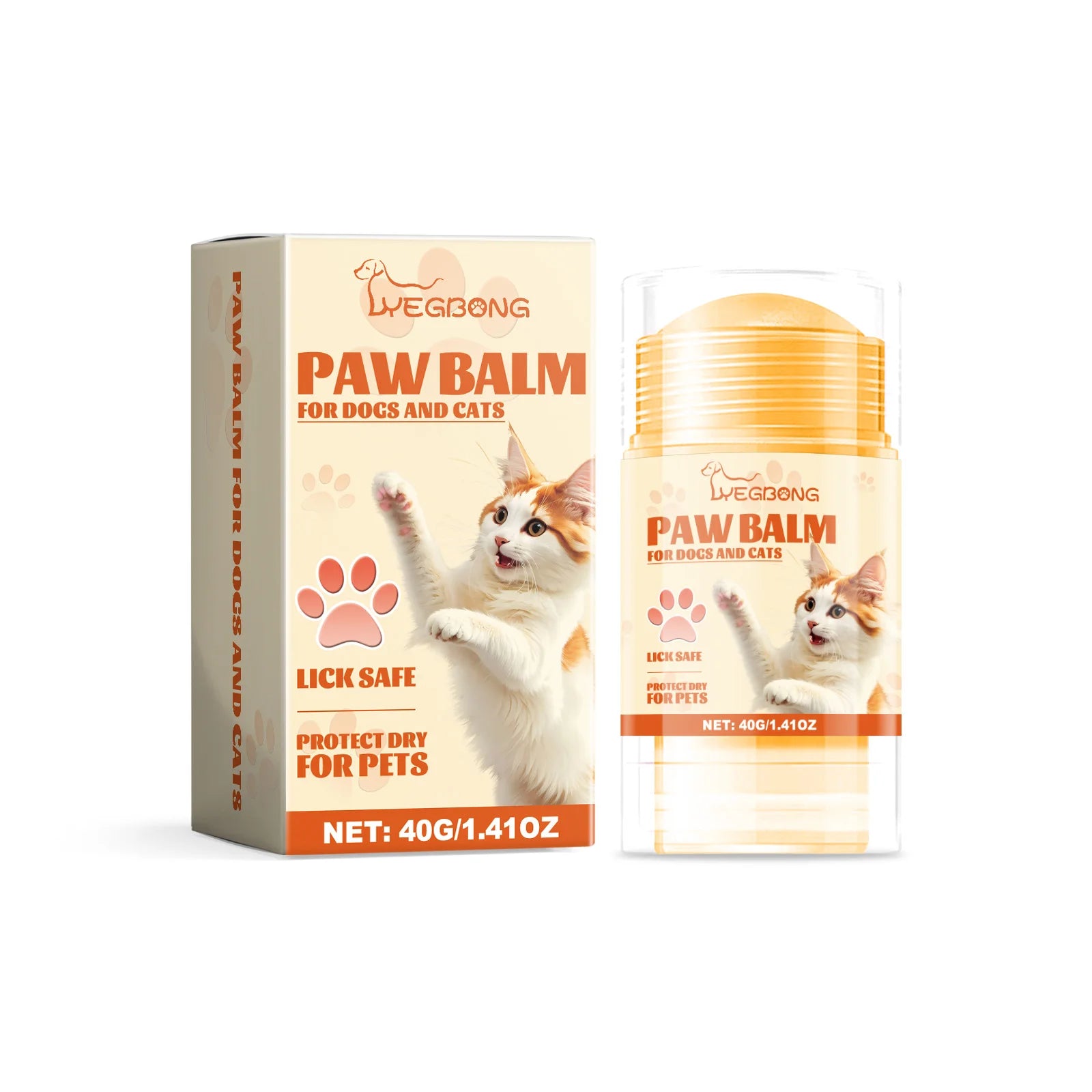 Pet Paw Balm Stick – Moisturizing Paw & Skin Care 40g