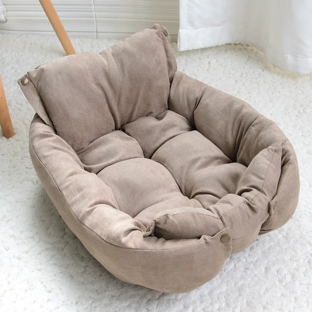 3-in-1 Dog Bed Mat – Soft Warm Sofa & Cushion for Dogs & Cats