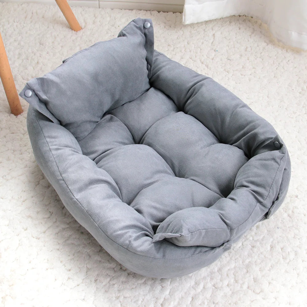 3-in-1 Dog Bed Mat – Soft Warm Sofa & Cushion for Dogs & Cats