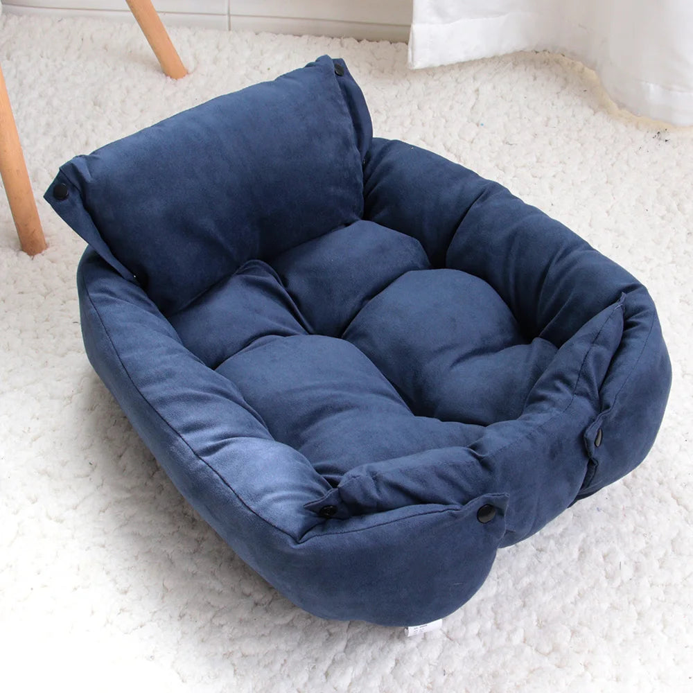 3-in-1 Dog Bed Mat – Soft Warm Sofa & Cushion for Dogs & Cats