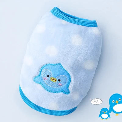 Winter Fleece Pet Coat – Warm Vest for Small Dogs & Cats