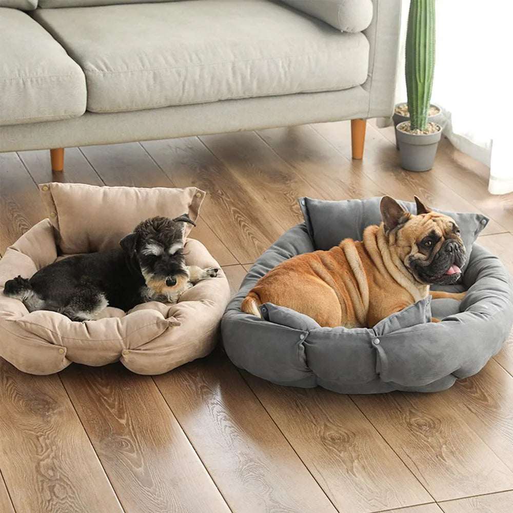 3-in-1 Dog Bed Mat – Soft Warm Sofa & Cushion for Dogs & Cats