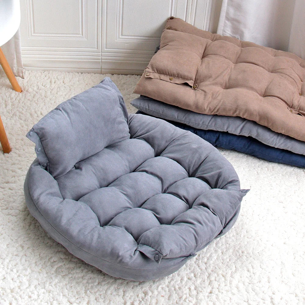 3-in-1 Dog Bed Mat – Soft Warm Sofa & Cushion for Dogs & Cats