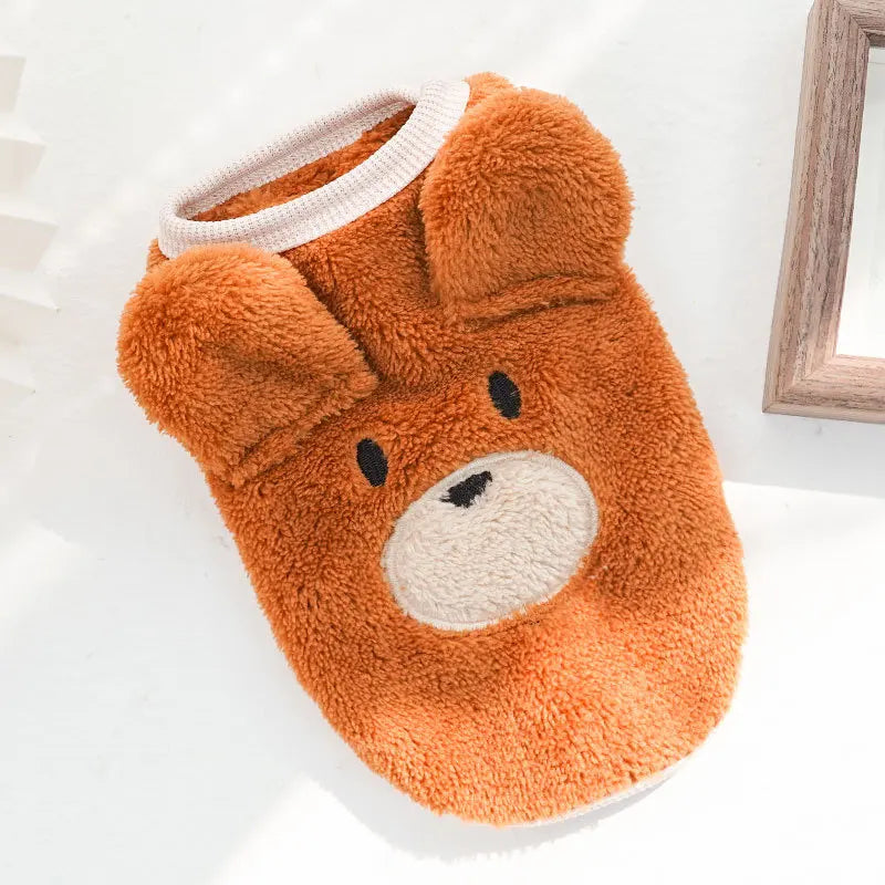 Winter Fleece Pet Coat – Warm Vest for Small Dogs & Cats