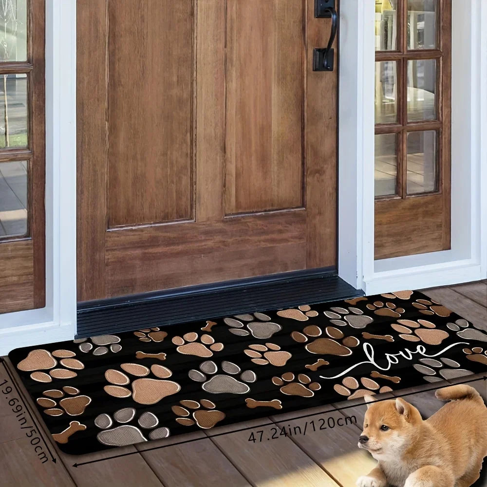 Soft Stain-Resistant Pet Mat – Sound-Absorbing Kennel Rug