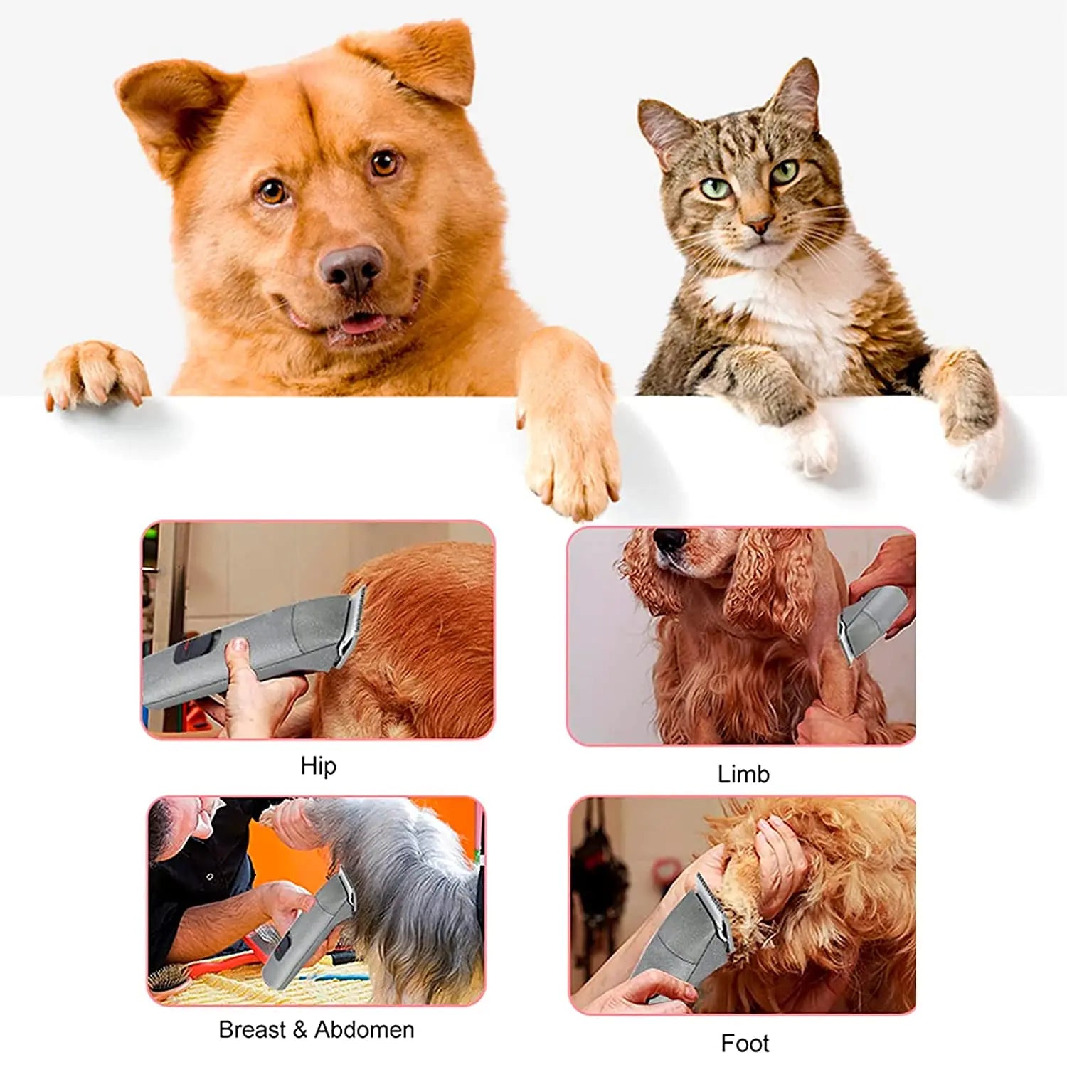 Professional A5 Pet Clipper Blades – Compatible with Andis & Oster