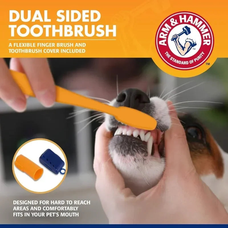 Pet Dental Care Kit – Toothbrush & Toothpaste Set for Dogs & Cats