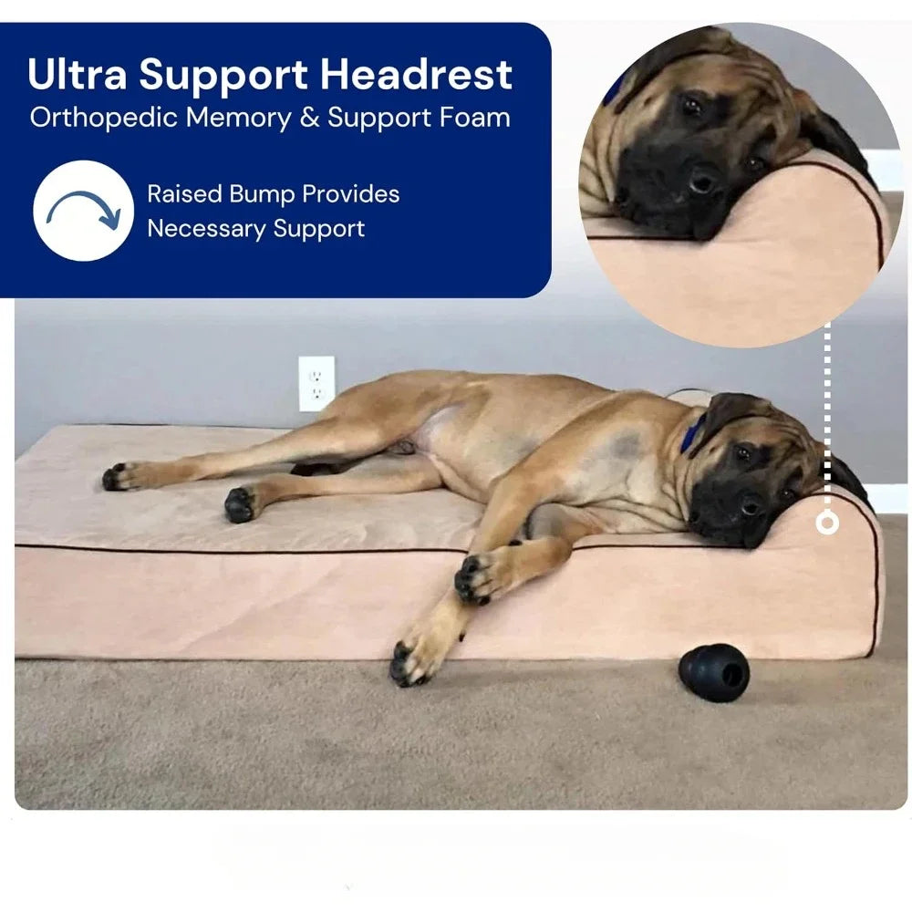 Orthopedic Memory Foam Dog Bed – Large Waterproof Washable Bed