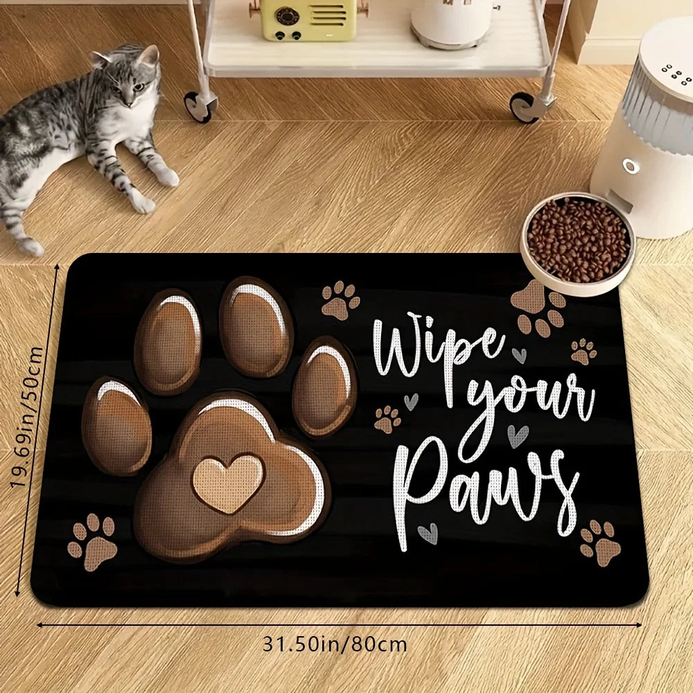 Soft Stain-Resistant Pet Mat – Sound-Absorbing Kennel Rug