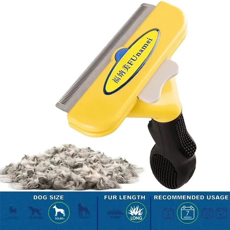 Large Pet Grooming Brush – Hair Removal Comb for Dogs & Cats