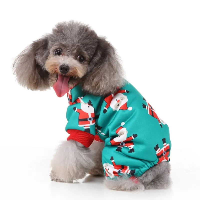 Christmas Dog Costume – Reindeer, Santa & Snowman Outfit for Small Dogs