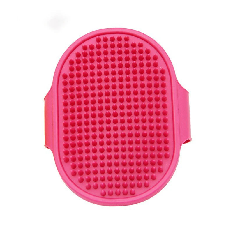 Soft Silicone Pet Bath Brush – Dog & Cat Massage Comb
