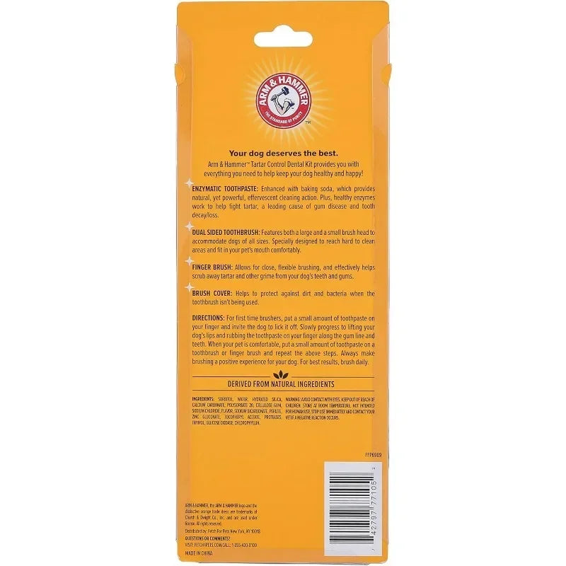 Pet Dental Care Kit – Toothbrush & Toothpaste Set for Dogs & Cats