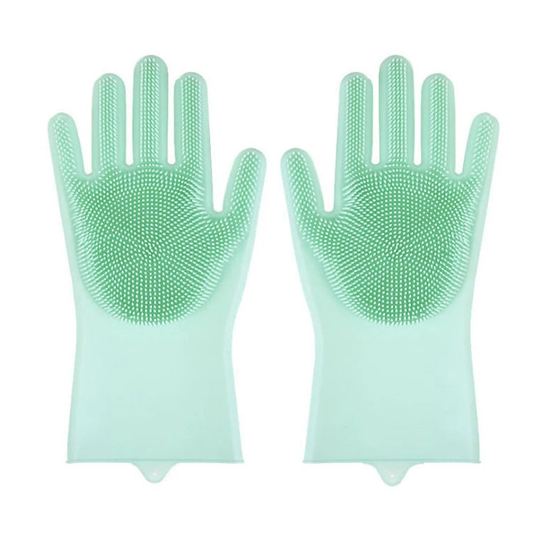 Pet Grooming Glove – Soft Silicone Bath & Hair Removal Mitt
