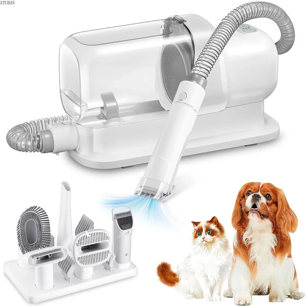 Dog Grooming Vacuum Kit – Pet Hair Remover with 2.3L Dust Cup
