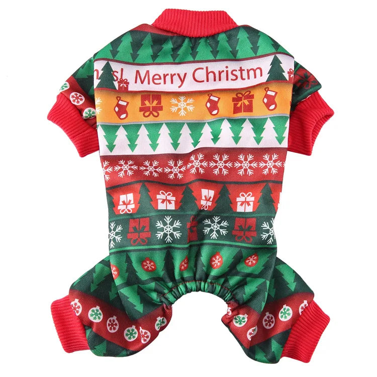 Christmas Dog Costume – Reindeer, Santa & Snowman Outfit for Small Dogs