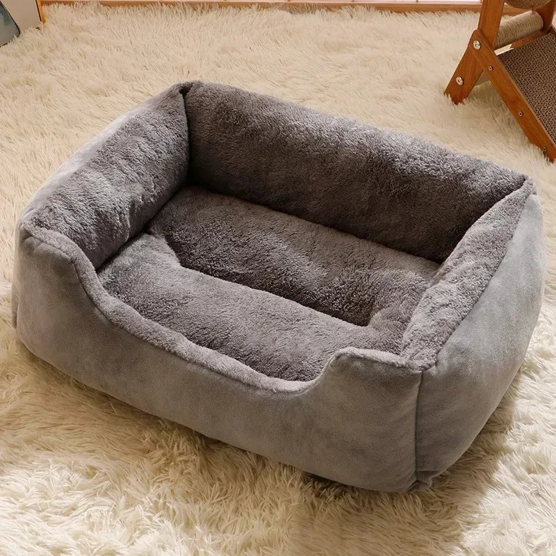 Cat & Dog Bed – Soft Cushion Basket House for Pets