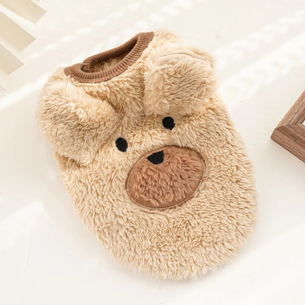 Winter Fleece Pet Coat – Warm Vest for Small Dogs & Cats