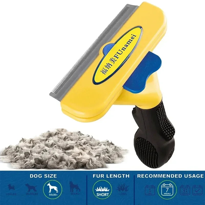 Large Pet Grooming Brush – Hair Removal Comb for Dogs & Cats