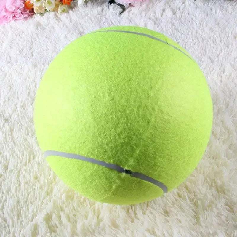 Giant Dog Tennis Ball – Jumbo Plush Chew & Training Toy