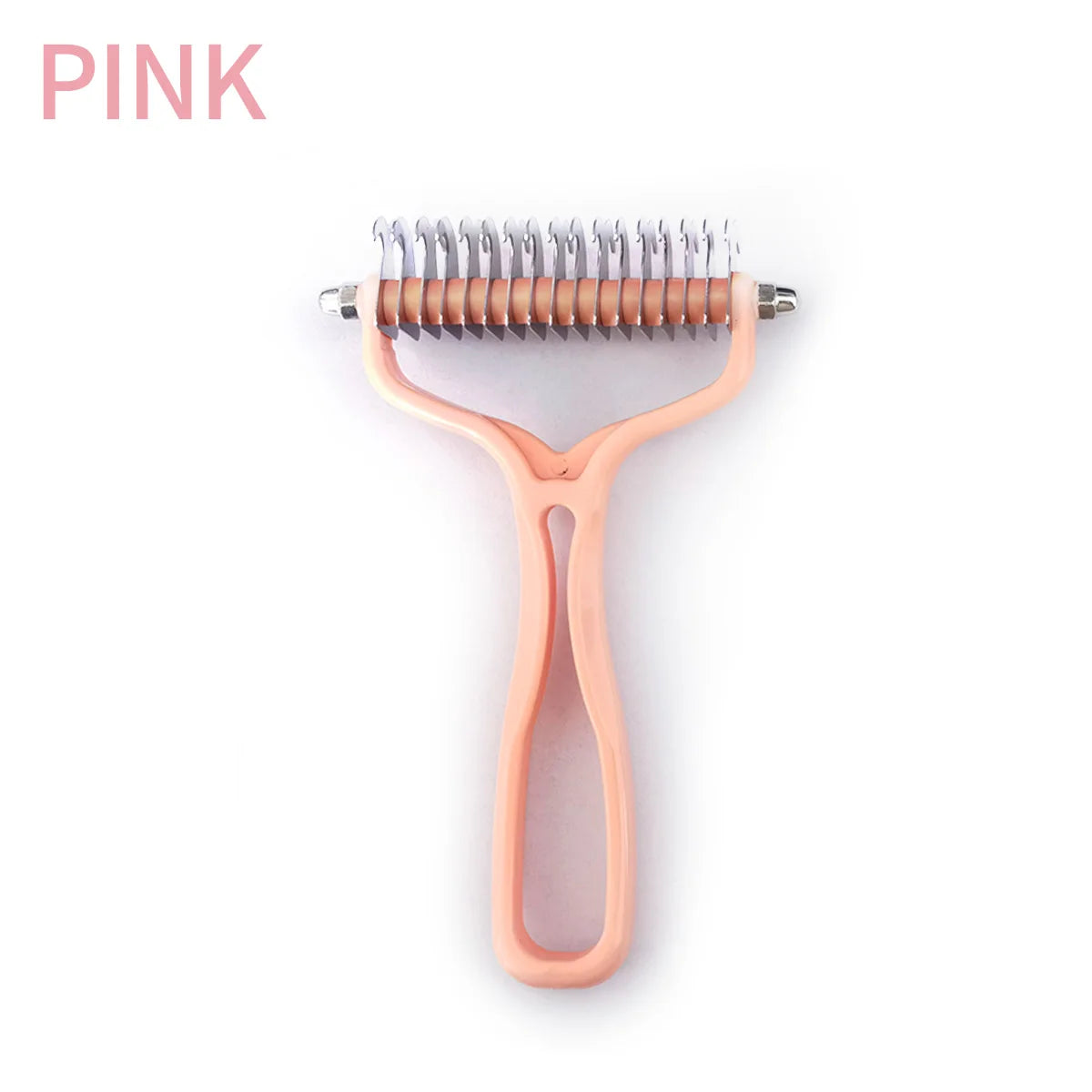 Double-Sided Pet Brush – Cat & Dog Fur Knot Cutter Comb