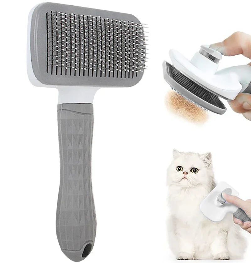 Pet Hair Remover Brush – Grooming Comb for Dogs & Cats
