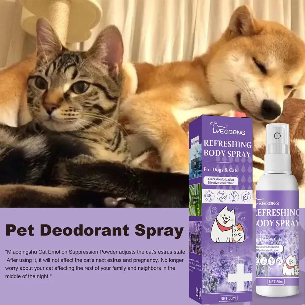Lavender Dog Deodorizing Spray – Long-Lasting Pet Perfume