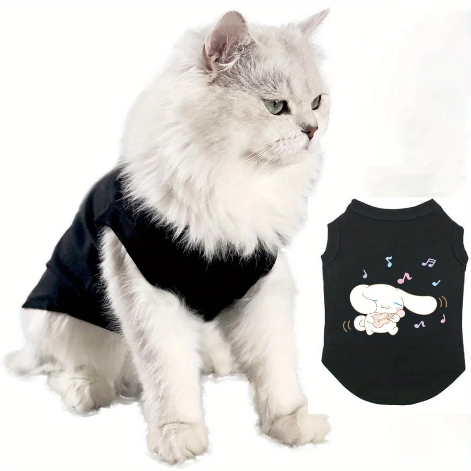 Sanrio Pet Vest – Cute Printed Clothes for Cats & Dogs