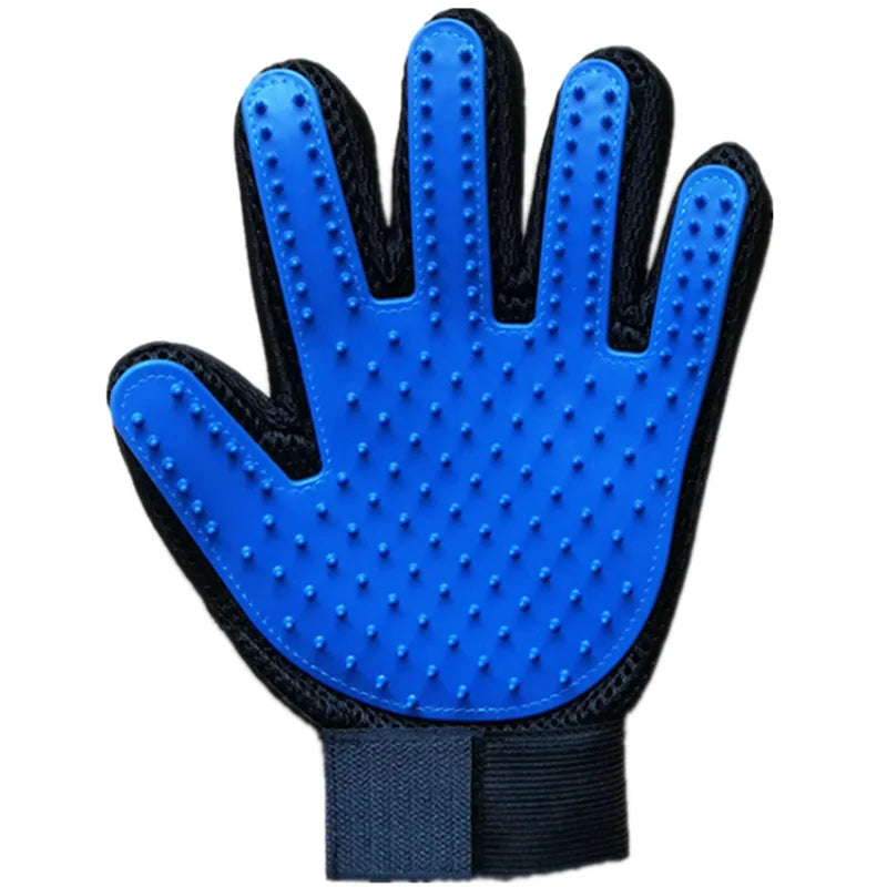 Pet Grooming Glove – Rubber Hair Remover & Massage Brush