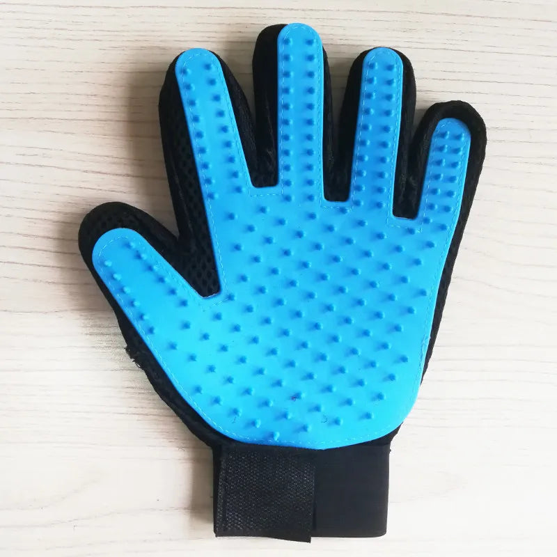 Pet Grooming Glove – Rubber Hair Remover & Massage Brush