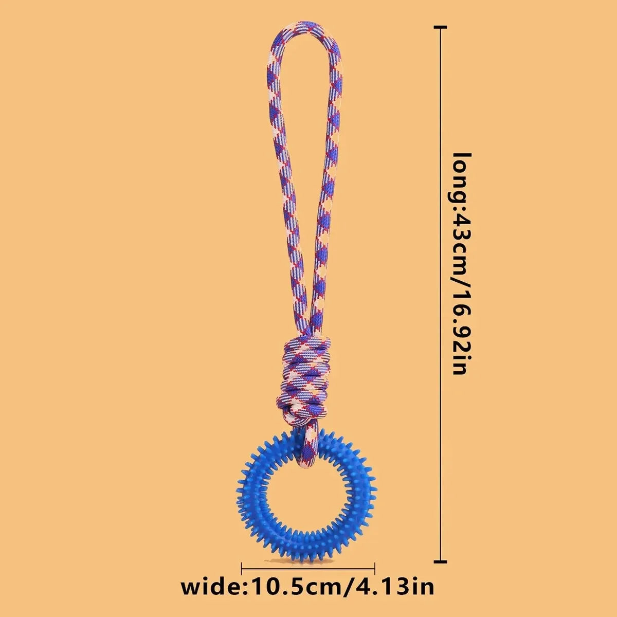 Durable Nylon Rope Dog Toy – Chew-Resistant Pet Play Toy
