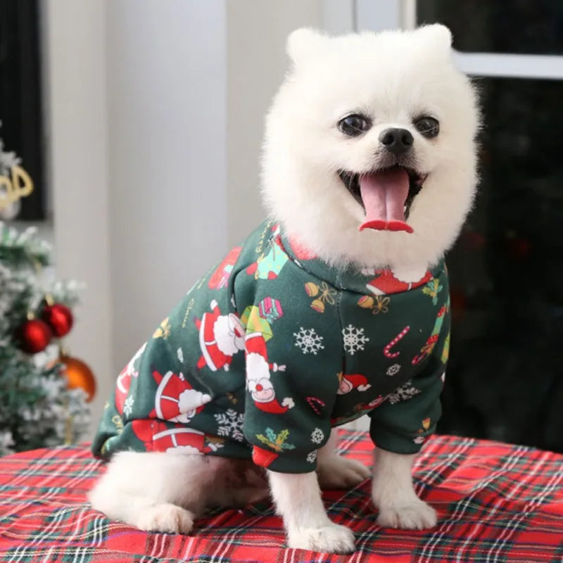 Christmas Pet Sweater – Warm Winter Coat for Dogs & Cats