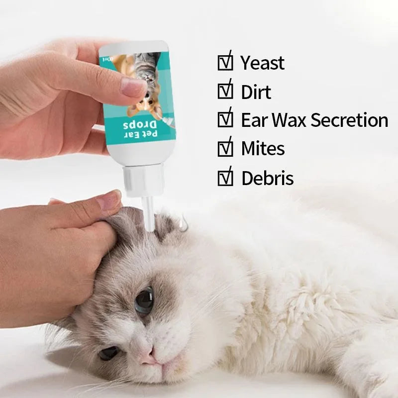 Pet Ear Wash – Ear Cleaning Solution for Dogs & Cats