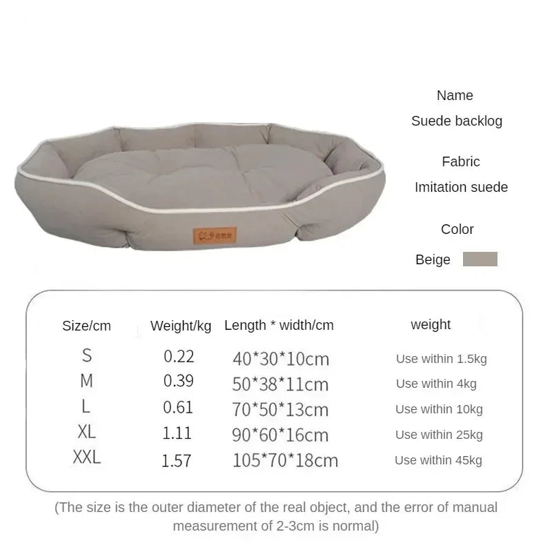 Fluffy Dog Sofa Bed – Soft Cushion Mat for Small Breeds