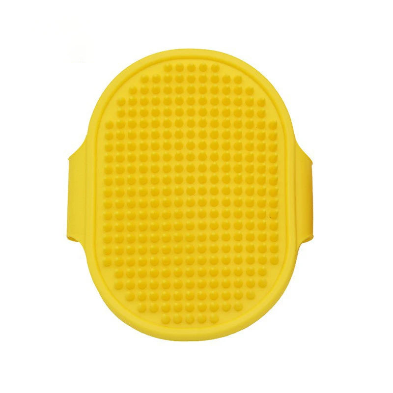 Soft Silicone Pet Bath Brush – Dog & Cat Massage Comb