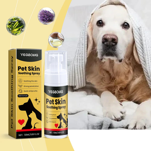Pet Skin Care Spray – Flea & Itch Relief for Dogs & Cats