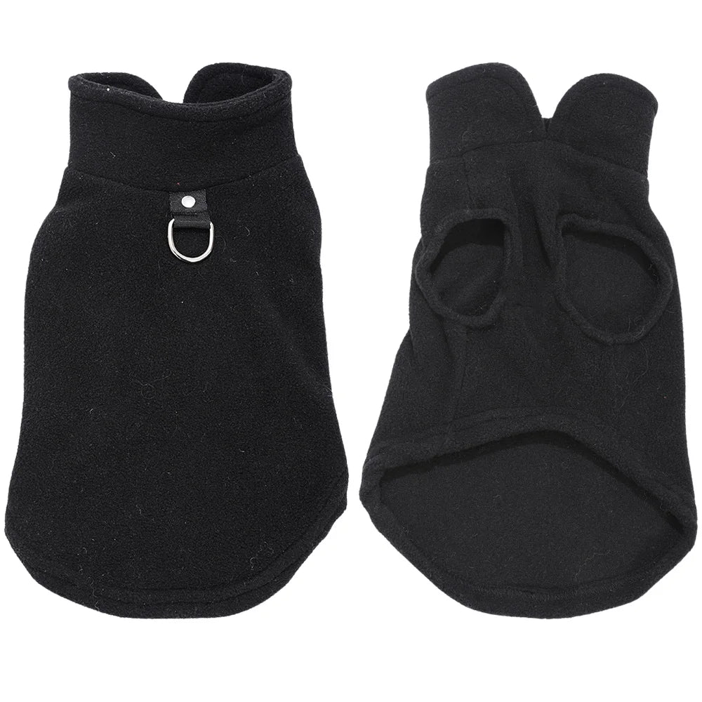 Winter Dog Jacket – Soft Cozy Vest with D-Ring for Small Dogs & Cats