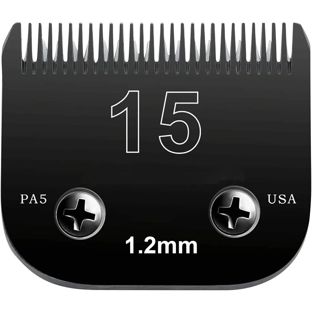 Detachable Pet Clipper Blades – Compatible with Andis, Oster & Wahl