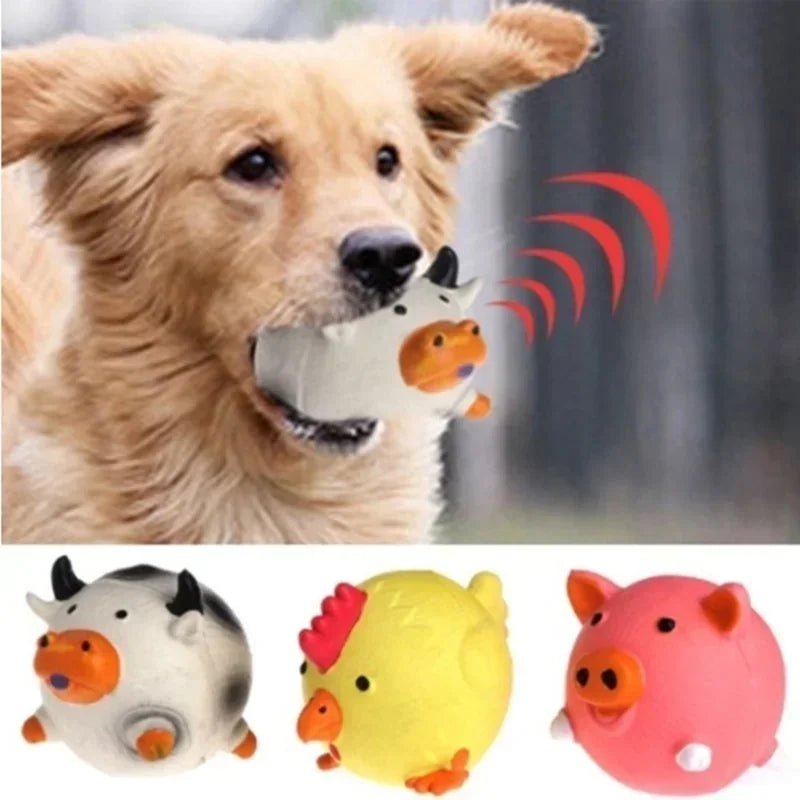 Squeaky Dog Toy – Fun Vocal Sound Pet Toy