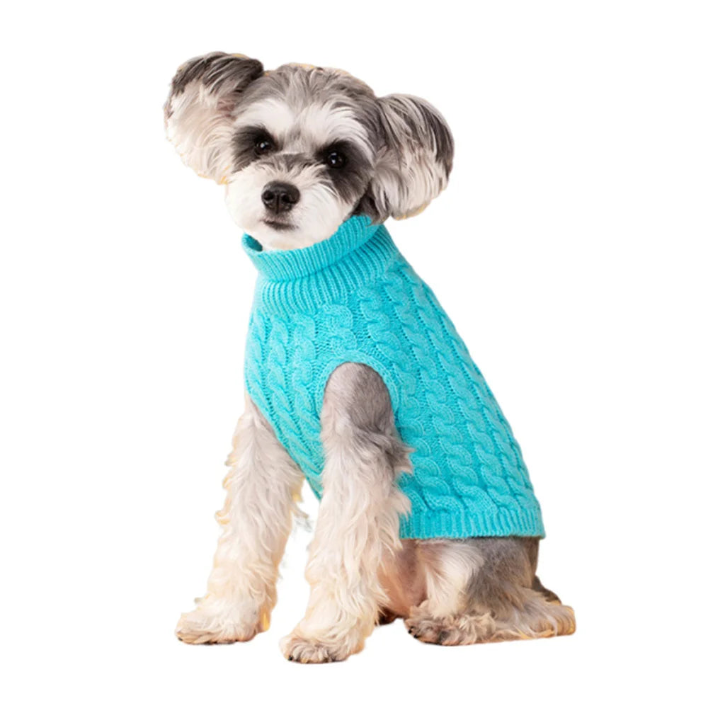 Classic Dog Sweater – Winter Warm Pullover for Small Dogs