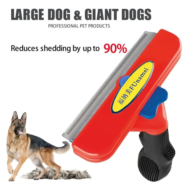 Large Pet Grooming Brush – Hair Removal Comb for Dogs & Cats