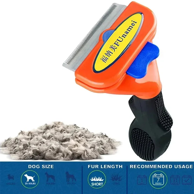 Large Pet Grooming Brush – Hair Removal Comb for Dogs & Cats