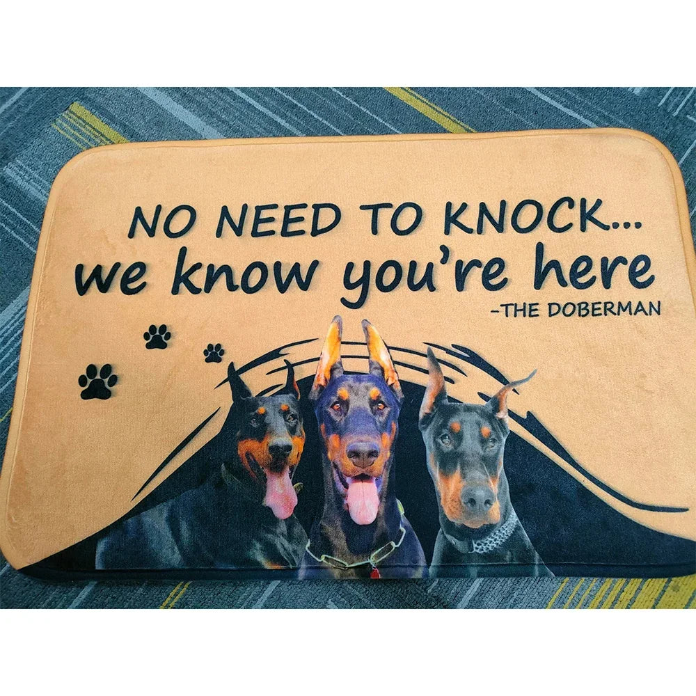 Cats Welcome People Tolerated Doormat – Funny Home Decor Rug