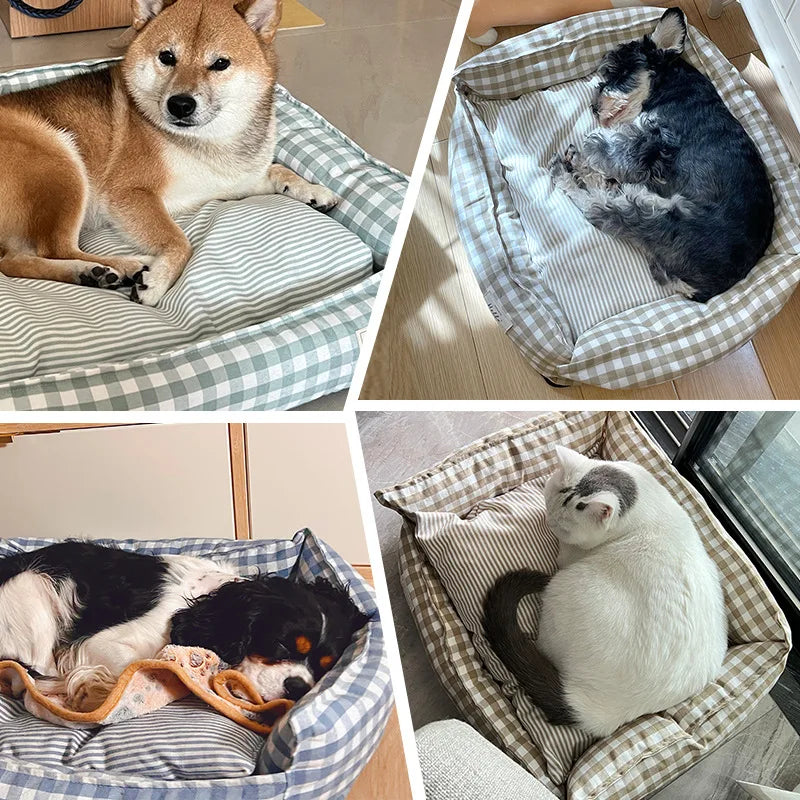 Pet Sofa Bed – Indoor Sleeping Kennel for Small & Medium Dogs & Cats