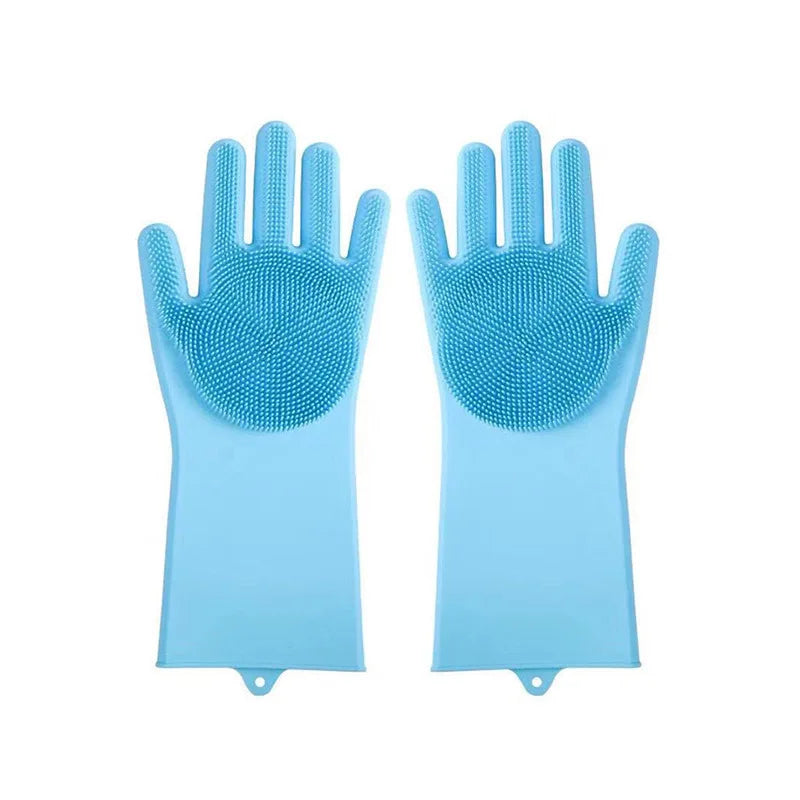 Pet Grooming Glove – Soft Silicone Bath & Hair Removal Mitt