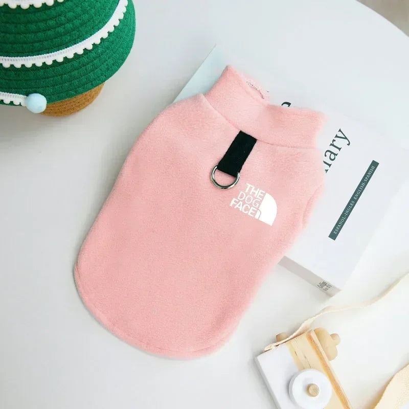 Fleece Dog Sweater – Warm Winter Vest for Small Dogs