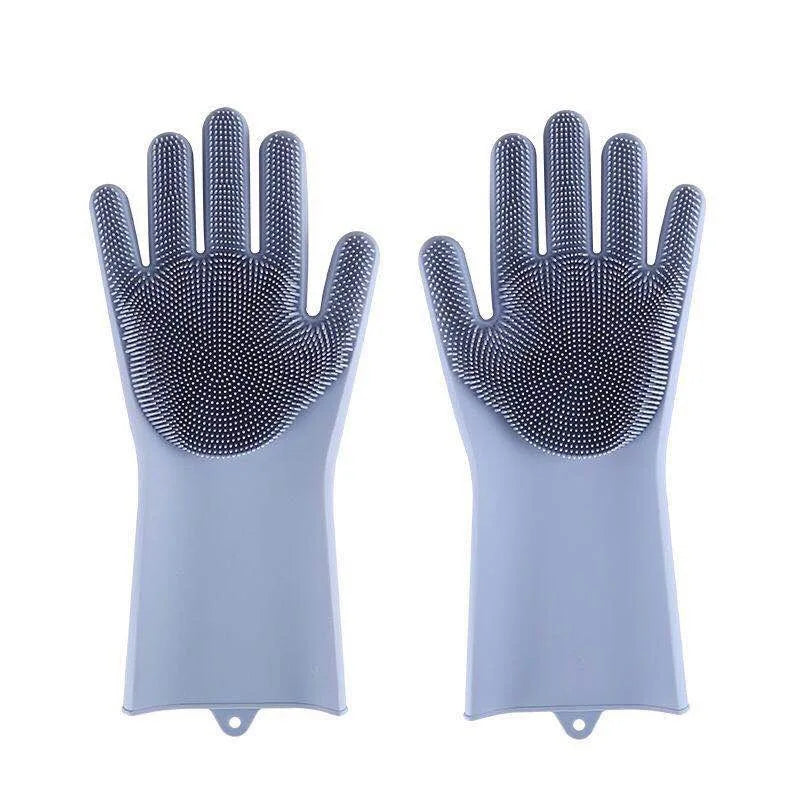 Pet Grooming Glove – Soft Silicone Bath & Hair Removal Mitt