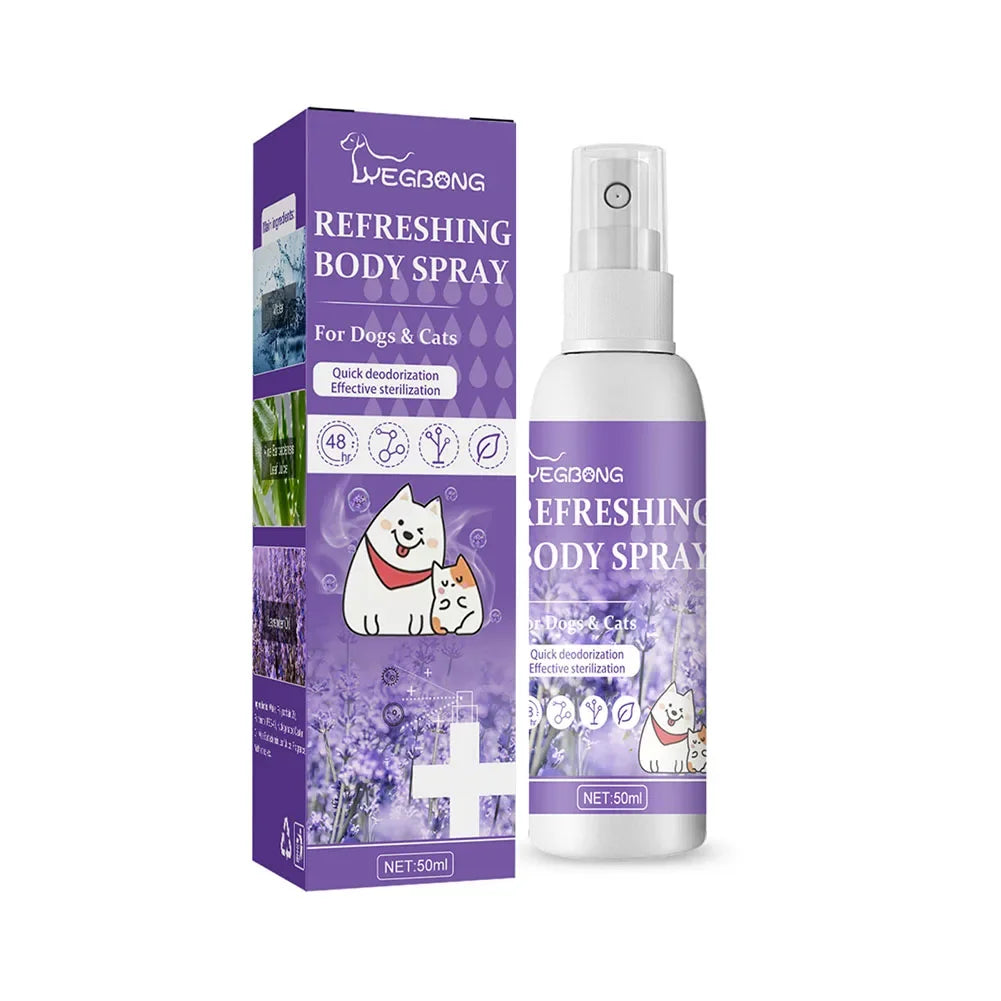 Lavender Dog Deodorizing Spray – Long-Lasting Pet Perfume