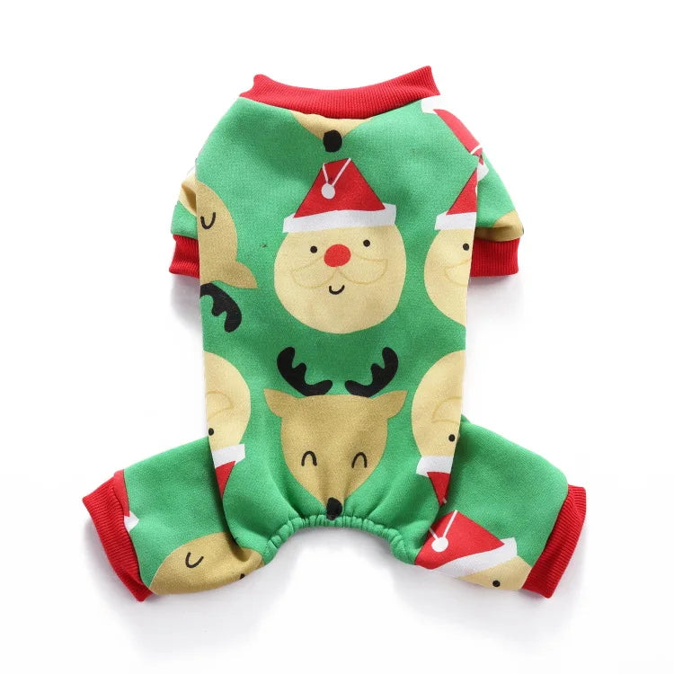 Christmas Dog Costume – Reindeer, Santa & Snowman Outfit for Small Dogs